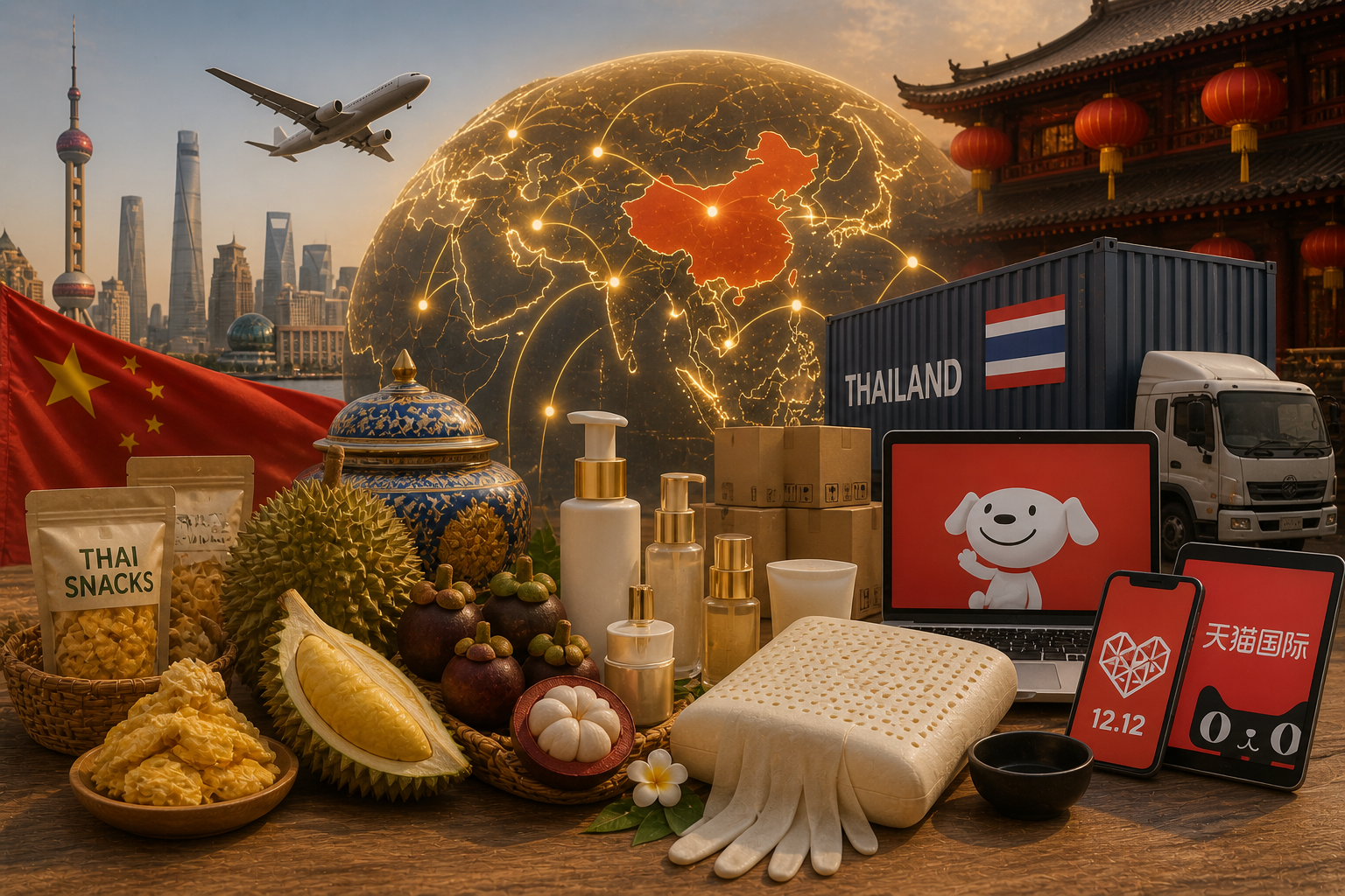 China market — Tmall Global, JD Worldwide, Alibaba